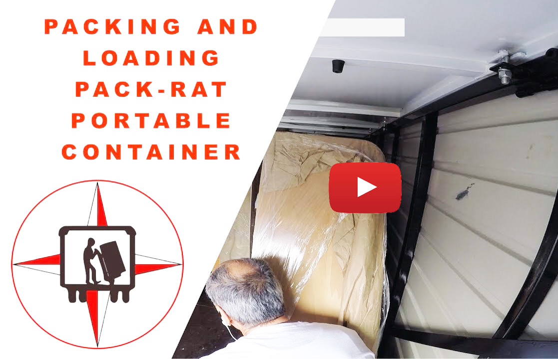 PACKING AND LOADING A PORTABLE CONTAINER